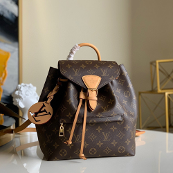 LOUIS VUITTON 루이비통 모노그램 백팩 베이지,블랙