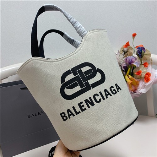 BALENCIAGA 발렌시아가 캔버스 버킷백 B10510