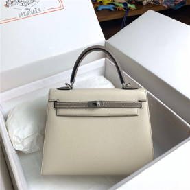 HERMES 에르메스 켈리백 25CM 오리지날 엡송 정품가죽사용 (100%수작업) H351044-9 8COLOR