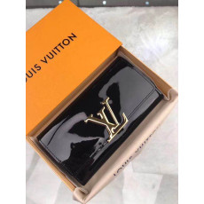 LOUIS VUITTON 루이비통 애나멜 블랙 지퍼 장지갑