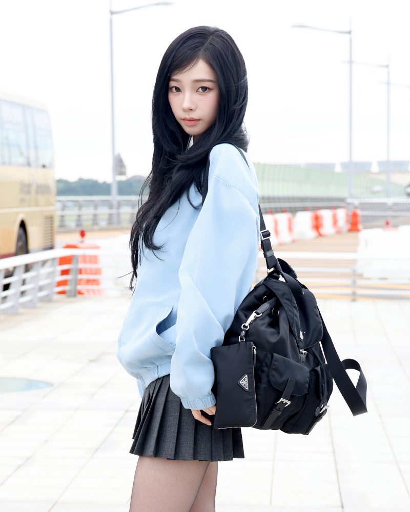 4위 [에스파 카리나] PRADA 프라다 리나일론 백팩 1BZ811