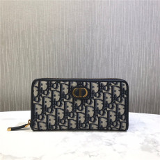 DIOR 디올 오블리크 지퍼 장지갑 M017