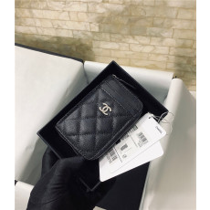 CHANEL 샤넬 캐비어 카드지갑 AS2106 (금장/은장)