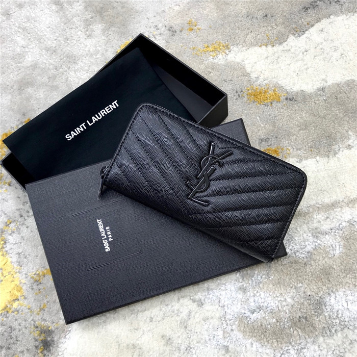 SAINT LAURENT 생로랑 지퍼 장지갑 (금장/은장/흑장)