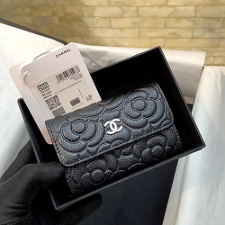 CHANEL 샤넬 까멜리아플랩 카드 지갑 C81937
