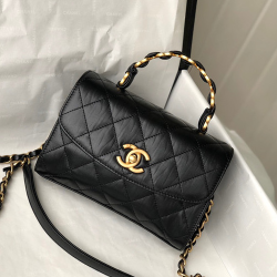 CHANEL 샤넬 탑핸들 미니 플랩백 AS2477 2COLOR