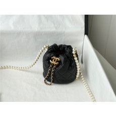 CHANEL 샤넬 진주 체인 드로스트링 버킷백 2COLOR