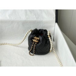 CHANEL 샤넬 진주 체인 드로스트링 버킷백 2COLOR