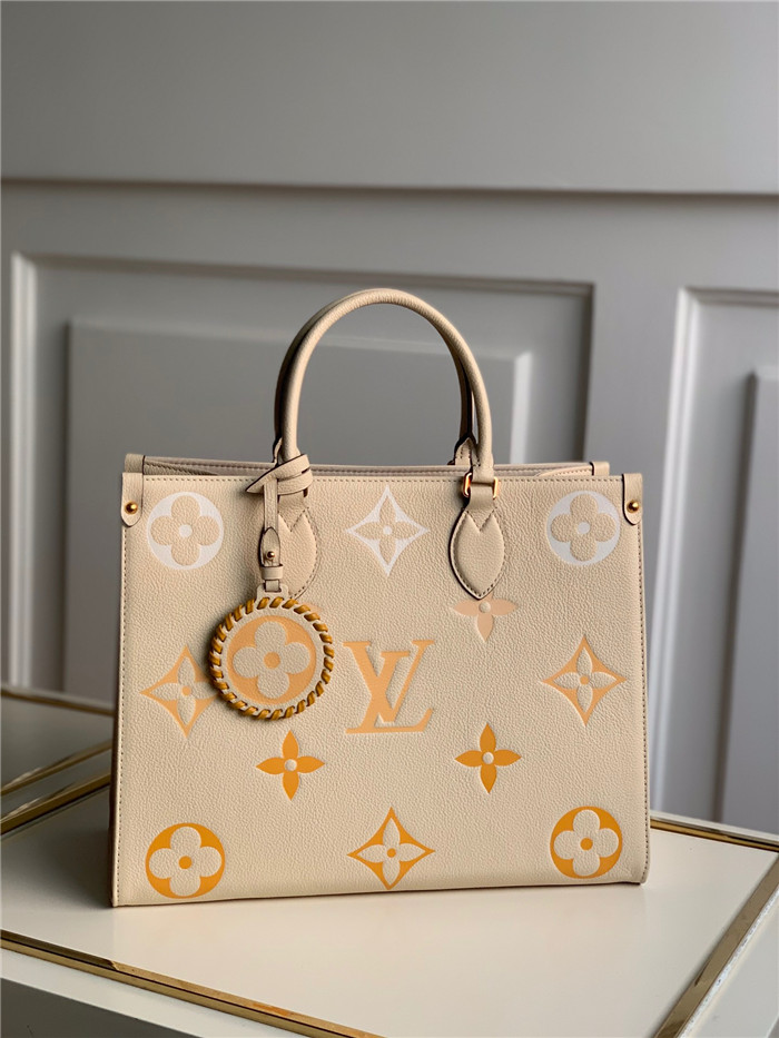 LOUIS VUITTON 루이비통 온더고 크림/사프란 MM M45717