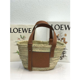 LOEWE 로에베 우븐 라피아 토트백 스몰