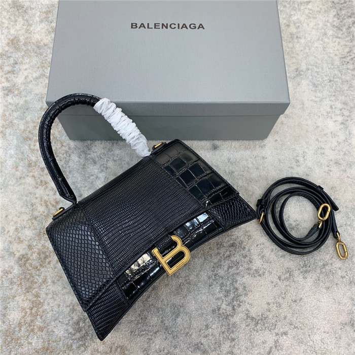 BALENCIAGA 발렌시아가 아워글래스 탑 핸들백 B1060