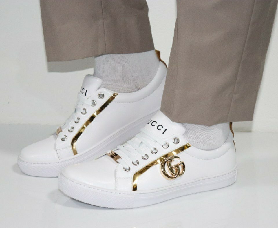 ★(판매완료)★Gucci 구찌 마몬트 골드 스니커즈