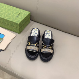 GUCCI 구찌 여성용 슬리퍼 (굽높이8.5CM) G64100 4COLOR