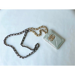 CHANEL 샤넬 19 체인 카드 목걸이 AS3120