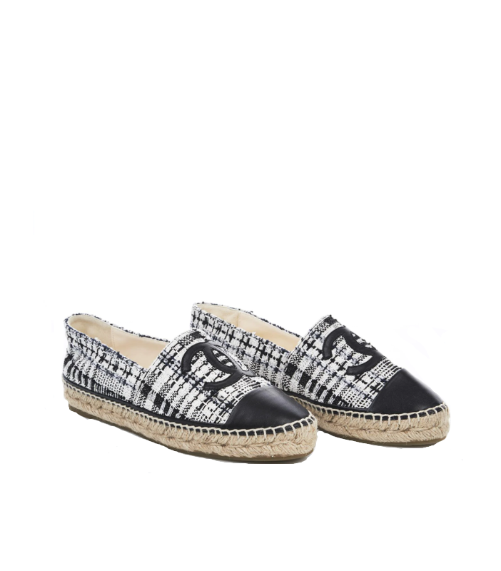 CHANEL 샤넬 트위드 에스파드리유 슬립온 3COLOR