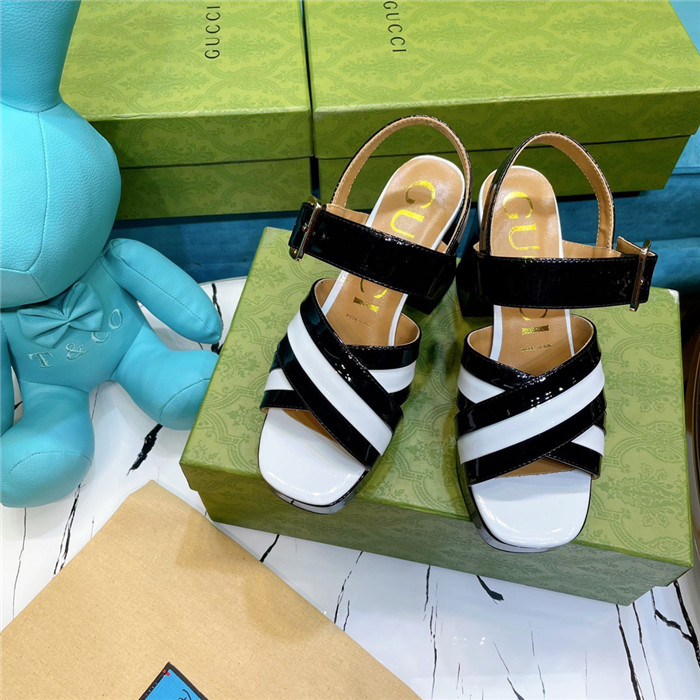 GUCCI 구찌 여성용 샌들 (굽높이8.5CM) G1001 2COLOR