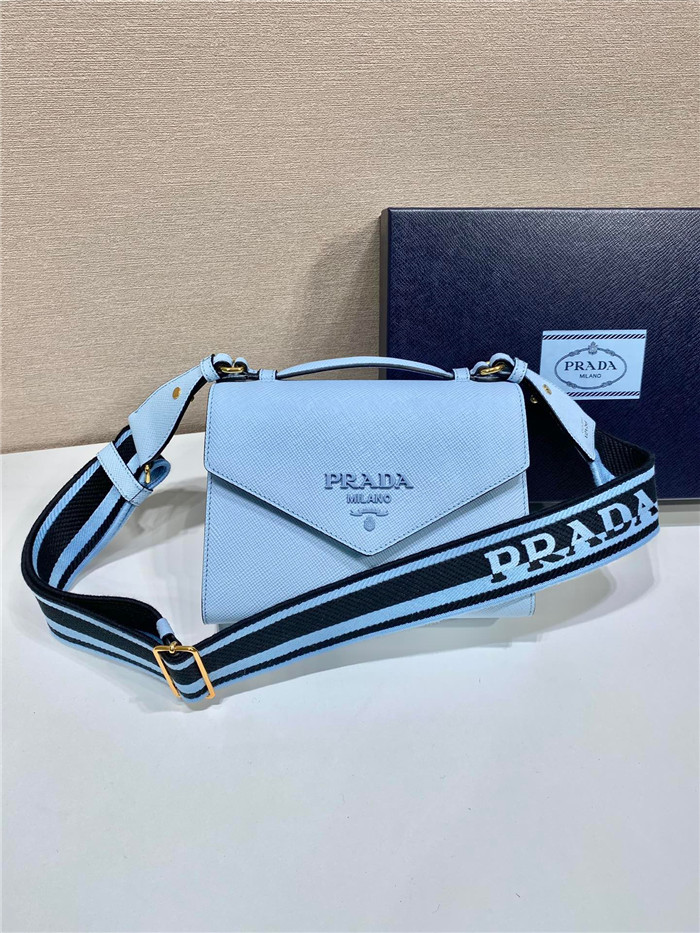 PRADA 프라다 모노크롬 사피아노 숄더백 1BD317 3COLOR