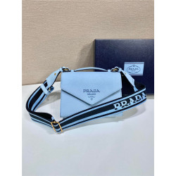 PRADA 프라다 모노크롬 사피아노 숄더백 1BD317 3COLOR