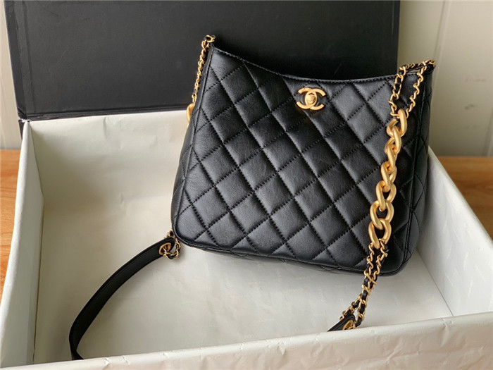 CHANEL 샤넬 램스킨 시즌 호보백 AS3112