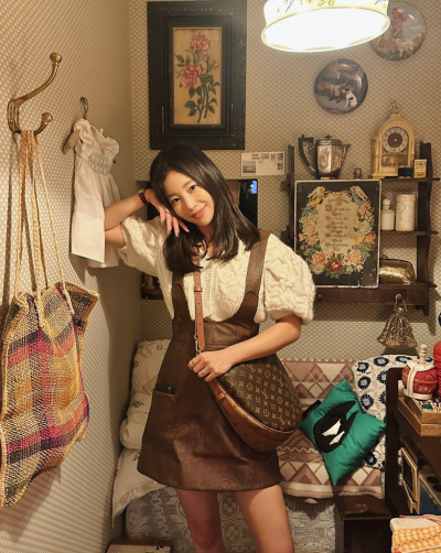 12위 [배우 기은세] LOUIS VUITTON 루이비통 모노그램 루프 호보백 M46311