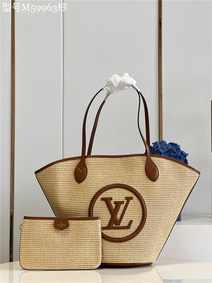 LOUIS VUITTON 루이비통 라피아 선 잭 팩 M59963