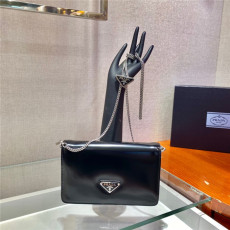 PRADA 프라다 브러시드 체인 숄더백 1BD307 2COLOR
