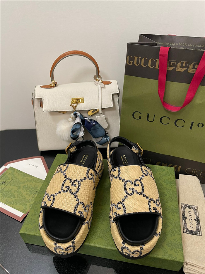 GUCCI 구찌 여성용 샌들 (굽높이5.5CM) G414299