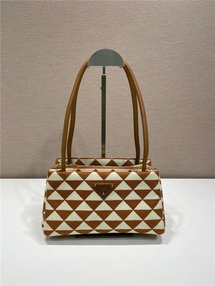 PRADA  프라다 자수 패브릭 스몰 백 1BA368 3COLOR