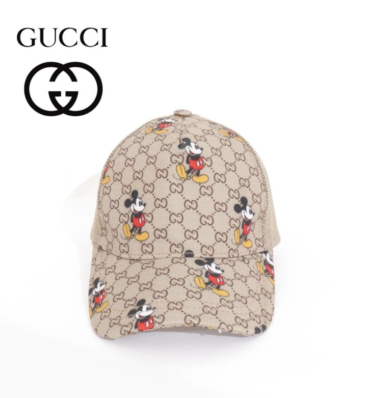 GUCCI 구찌 미키마우스 매쉬 볼캡