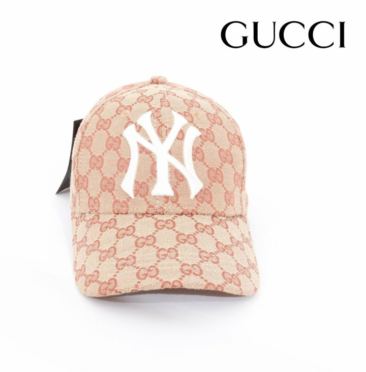 GUCCI 구찌 NY자수 GG캔버스 볼캡