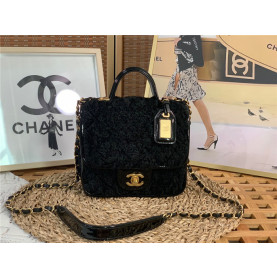 CHANEL 샤넬 22K 스몰 탑핸들 플랩백 AS3652