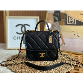 CHANEL 샤넬 22K 스몰 탑핸들 플랩백 AS3652
