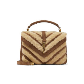 SAINT LAURENT 생로랑 베이지 숄더백 ysl321x