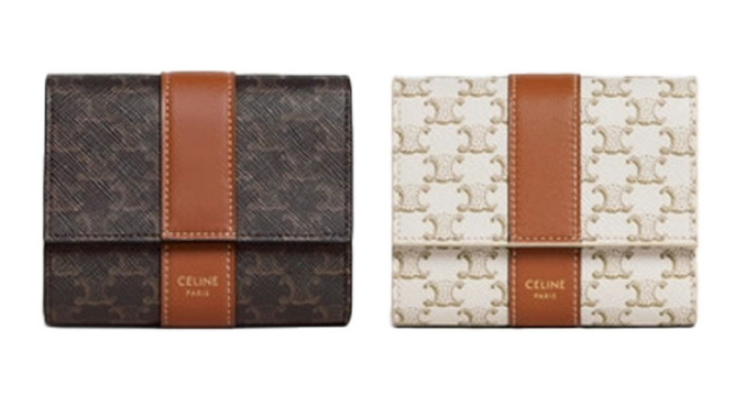 CELINE 셀린느 트리옹프 3단 지갑