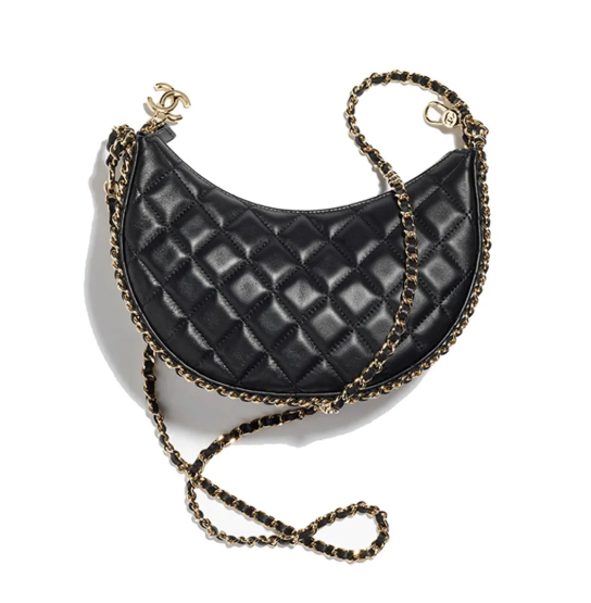 CHANEL 샤넬 라지 반달백 AS3200