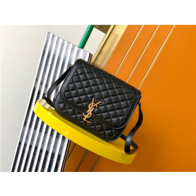 SAINT LAURENT 생로랑 퀄팅 램스킨 솔페리노 사첼백 733704