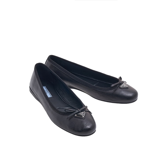 PRADA 프라다 나파 발레리나 슈즈 단화 P34010