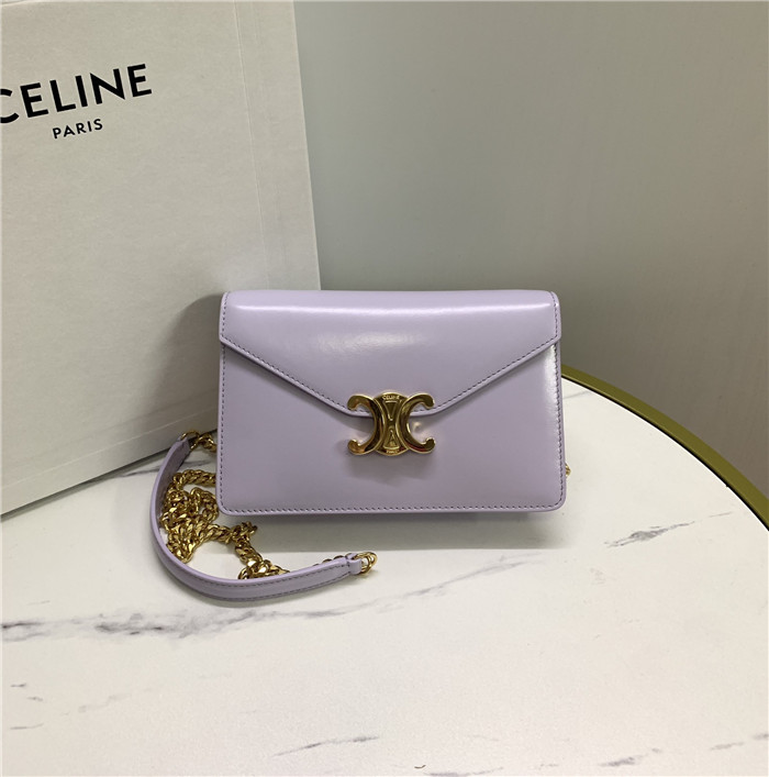 CELINE 셀린느 트리옴페 월렛 온 체인백 C10L033 3COLOR