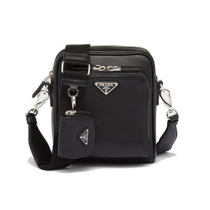 PRADA 프라다 레더 파우치백 가죽 크로스백 2VH168