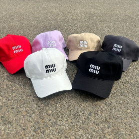 MIUMIU 미우미우 면 볼캡