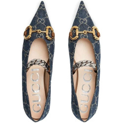 GUCCI 구찌 여성용 GG 홀스빗 플랫슈즈 621161 2COLOR