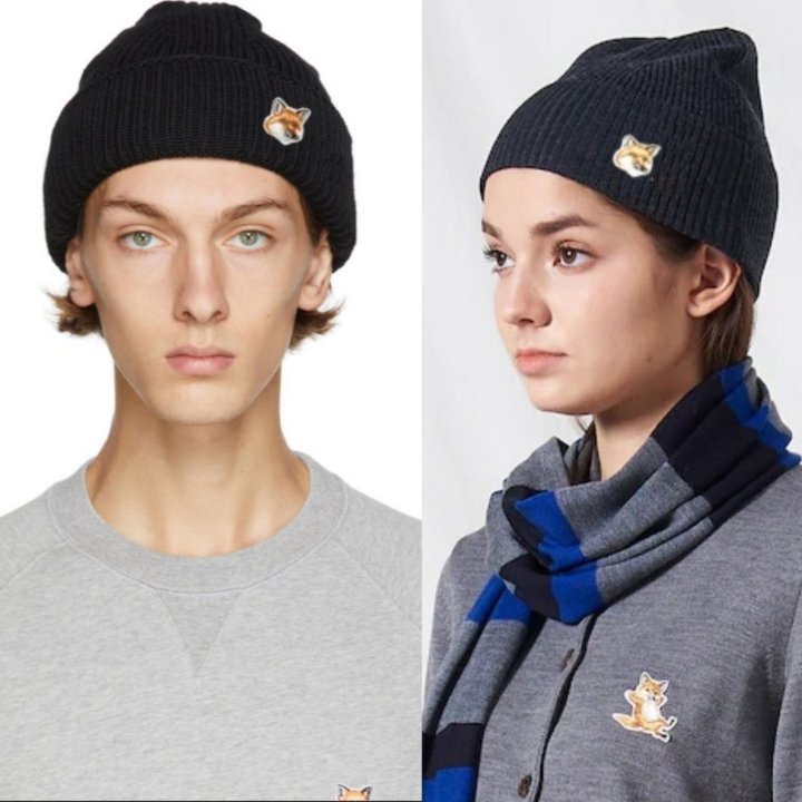 MAISON KITSUNE 메종키츠네 폭스헤드 비니 3COLOR