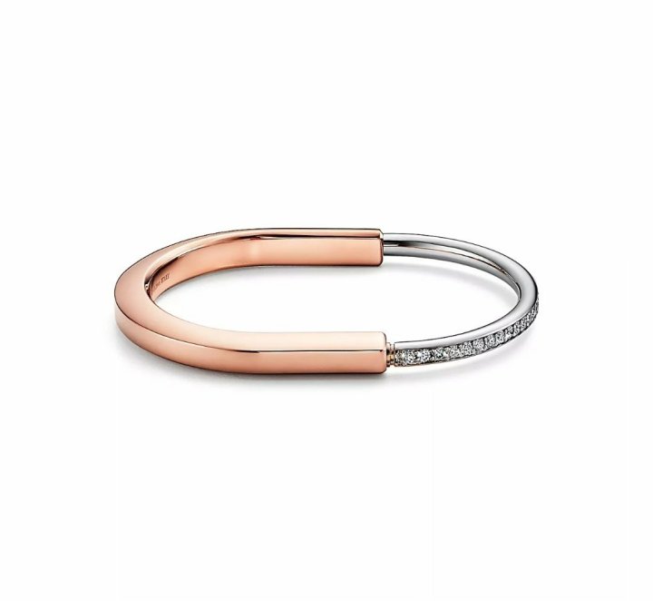 TIFFANY&CO 티파니앤코 락 뱅글 콤비 다이아