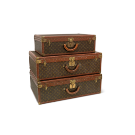 LOUIS VUITTON 루이비통 모노그램 트렁크 비스텐 알저 수트케이스 트렁크백 40cm