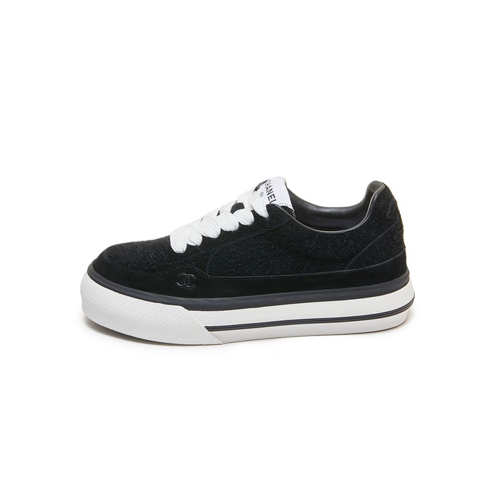 CHANEL 샤넬 여성 블랙 스니커즈