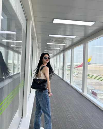 [러블리즈 이미주] SAINT LAURENT 생로랑 나파 퀼팅 푸퍼 스몰백