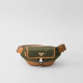 PRADA 프라다 남성 카키 슬링백