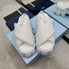 PRADA 프라다 여성 소프트 패딩 샌들 2COLOR