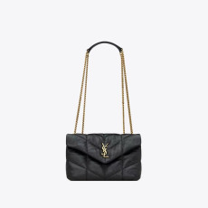 SAINT LAURENT 생로랑 루루 푸퍼 퀄팅 체인백 2COLOR