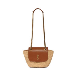 SAINT LAURENT 생로랑 마농 라피아 미니 백